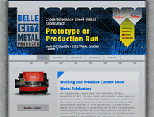 Tablet Screenshot of bellecitymetal.com